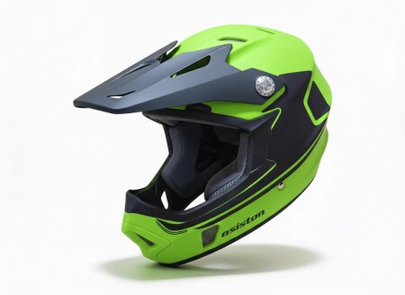 Asistan Asistan Full Face Tam Korumalı Kask 55-56 Yeşil