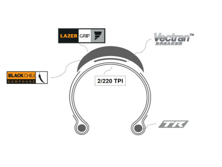 Continental Grandprix Gp5000 S 700X25 Tubeless Katlanır Dış Lastik - Siyah Kahverengi - 8