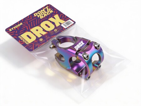 Drox Bisiklet Boğazı 31.8mm Rainbow - 2