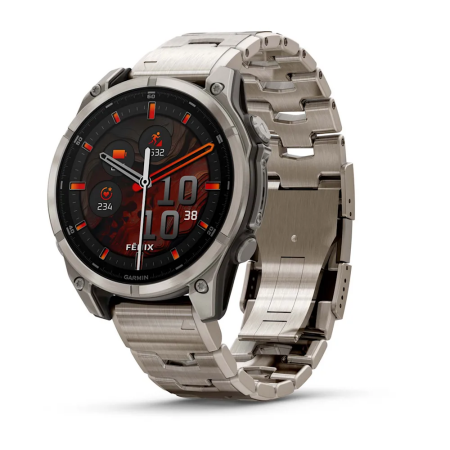 Garmin fenix 8 - 47 mm, AMOLED - Sapphire, Titanyum, Vented Titanyum Kayışlı - 1