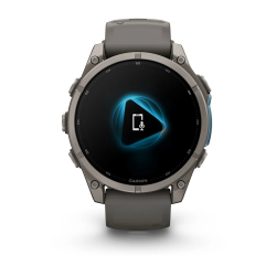 Garmin fenix 9 – 47 mm - Titanyum, Çakıl Grisi Silikon Kayışlı - 5