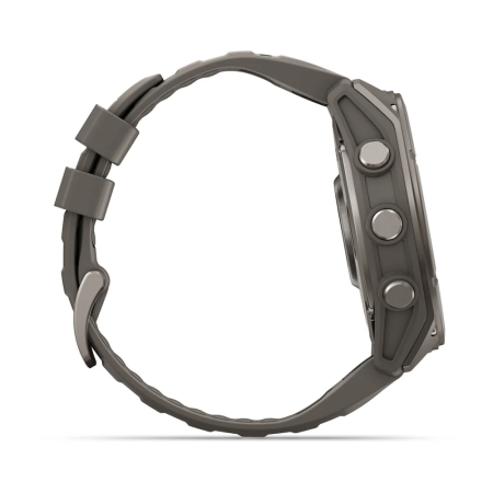Garmin fenix 9 – 51 mm - Titanyum, Çakıl Grisi Silikon Kayışlı - 4
