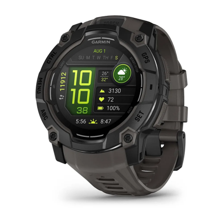 Garmin Instinct 3 – 50 mm, AMOLED - Kömür Siyahı - 1