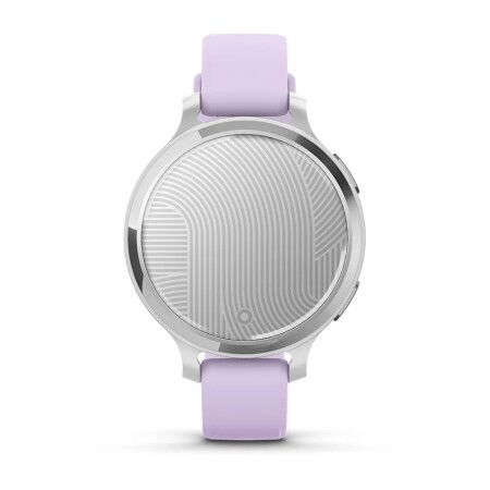 Garmin Lily 2 Active Gümüş - Mor Yasemin Silikon Kayışlı - 2