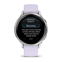 Garmin Venu 4 - 41 mm - Lavanta Mavisi Silikon Kayışlı - 5
