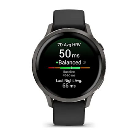 Garmin Venu 4 - 41 mm Siyah Silikon Kayışlı - 2