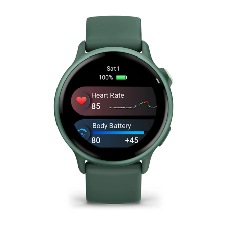 Garmin vivoactive 6 - Metalik Jasper Yeşili - 2