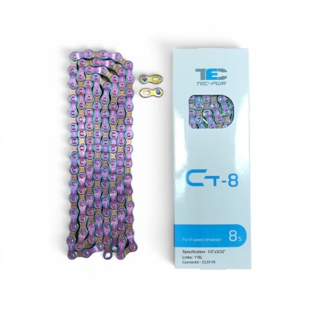 Kmc Tec Zincir Ct-8 Rainbow 7-8 Vites Galaxy Blue - 2