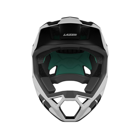 Lazer Cage Full Face Tam Korumalı Kask (L/58-60cm) Mat Beyaz Siyah KinetiCore - 2