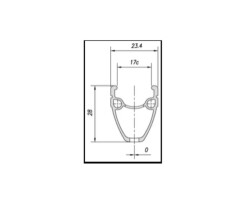 Mach1 M550 Jant Çemberi  28-29  Alüminyum 28 Delik - 2