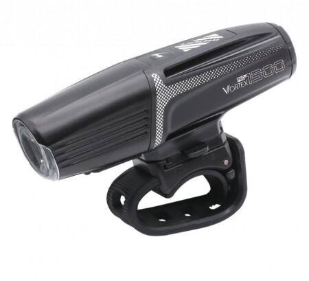 Moon Meteor Vortex Pro 1300 Lümen USB Bisiklet Ön Lambası Siyah - 1