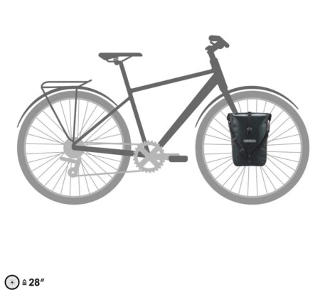 Ortlieb F6305 Sport-Roller Classıc Ön Bisiklet Çanta 29L Asphalt-Siyah - 8