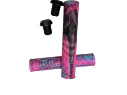 Ovela Bisiklet Elcik Uzun 165mm Pembe-Siyah-Mavi