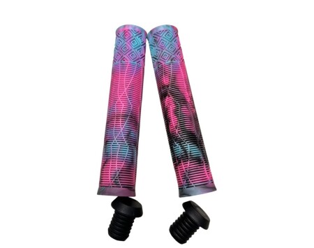 Ovela Bisiklet Elcik Uzun 165mm Pembe-Siyah-Mavi - 3