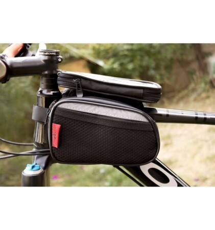 Procycle PC-250 Kadro Üstü Heybe Çanta Telefonluklu Siyah - 2