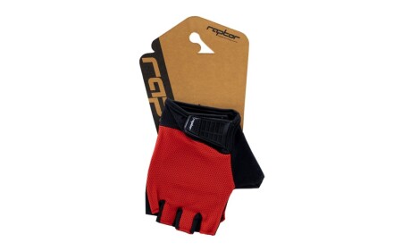 Raptor EVO Kısa Parmak Eldiven Beden S (Foam-Pad) Kırmızı - 1