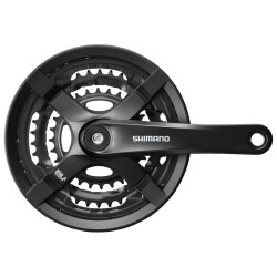 Shimano FC-TY501 Aynakol 3x7X8V Siyah 28/38/48T 175mm