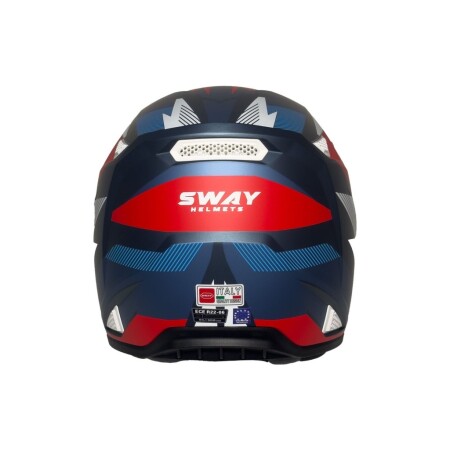 Sway Shot Full Face Tam Korumalı Kask (L/59-60cm) Mavi- Siyah - 3