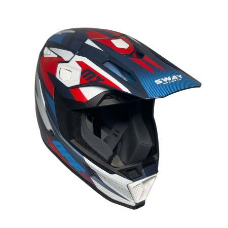 Sway Shot Full Face Tam Korumalı Kask (M/57-58cm) Mavi- Siyah - 2