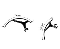 Zefal Deflector M65  Ön Arka Çamurluk Seti - 9